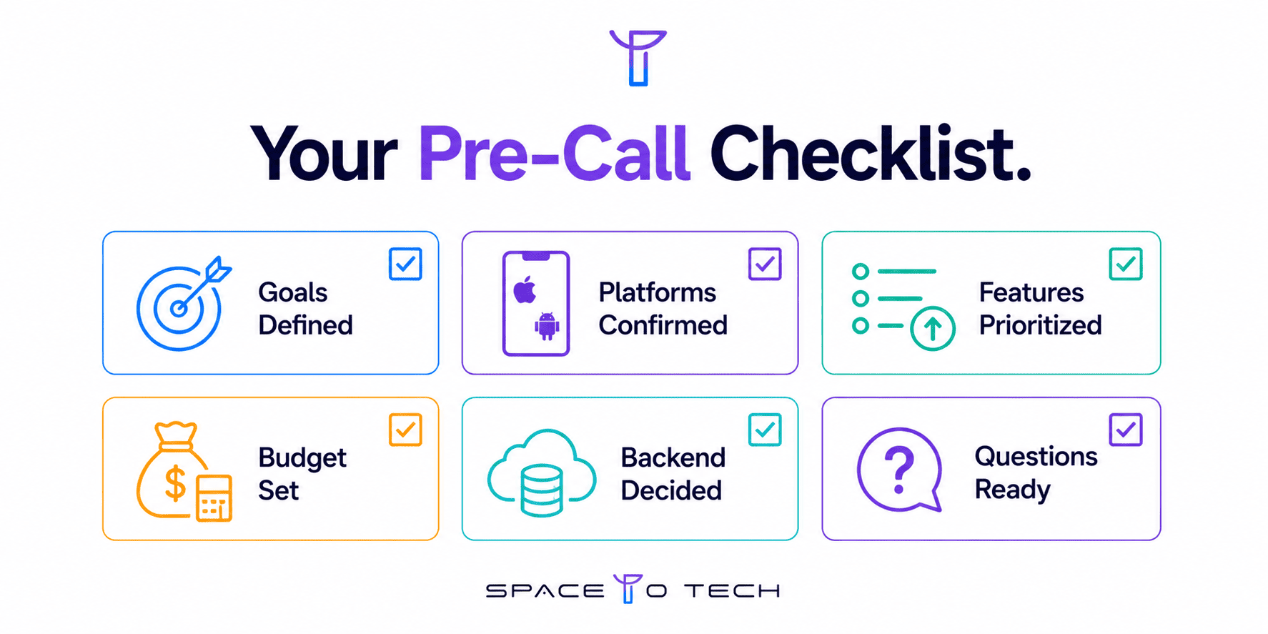 Checklist infographic to prepare before hiring a Flutter development company